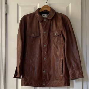 Walter Baker Brown Leather Jacket